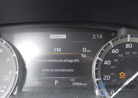 2022 Toyota Highlander Xle из США, поврежденный, VIN 5TDGZRAH7NS092869